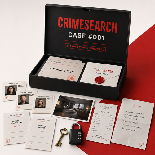 Murder Puzzle Mystery Box