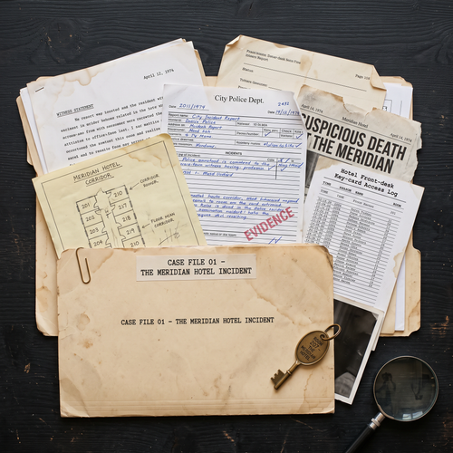 CrimeSearch Unmasked Case Files: The Meridian Hotel Incident